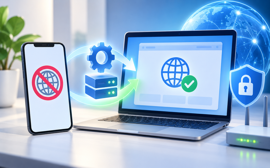 Ảnh minh họa: Hướng dẫn truy cập vào Link nhà cái KUBET khi bị chặn