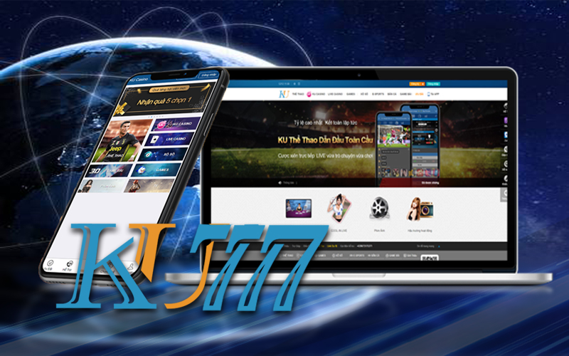 ku777 giao diện pc và mobile